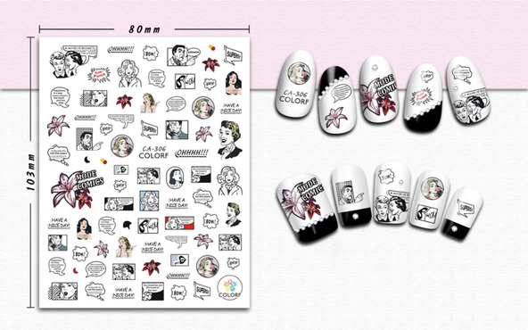 Tırnak Sticker - Resim 3