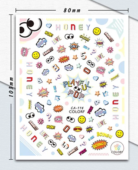 Tırnak Sticker ürün görseli