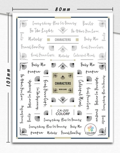 Tırnak Sticker ürün görseli