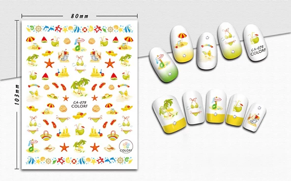 Tırnak Sticker - Resim 3