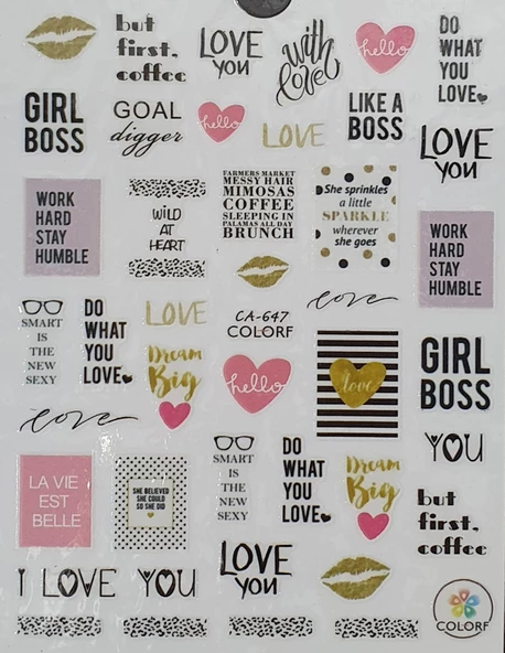 Tırnak Sticker - Resim 4