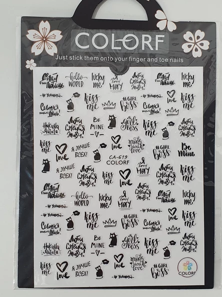 Tırnak Sticker - Resim 4