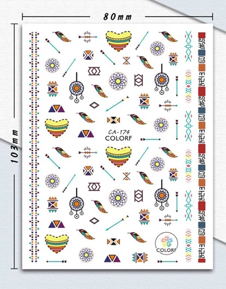 Tırnak Sticker ürün görseli