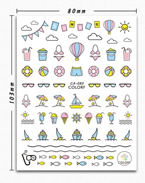 Tırnak Sticker ürün görseli