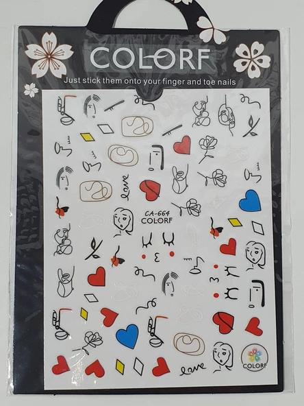 Tırnak Sticker - Resim 4