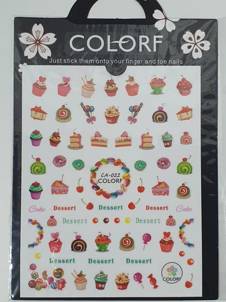 Tırnak Sticker - Resim 4