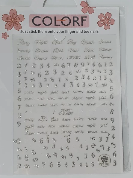 Tırnak Sticker ürün görseli