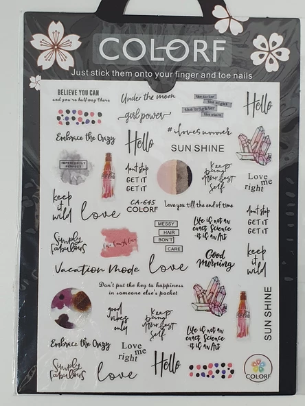 Tırnak Sticker - Resim 4