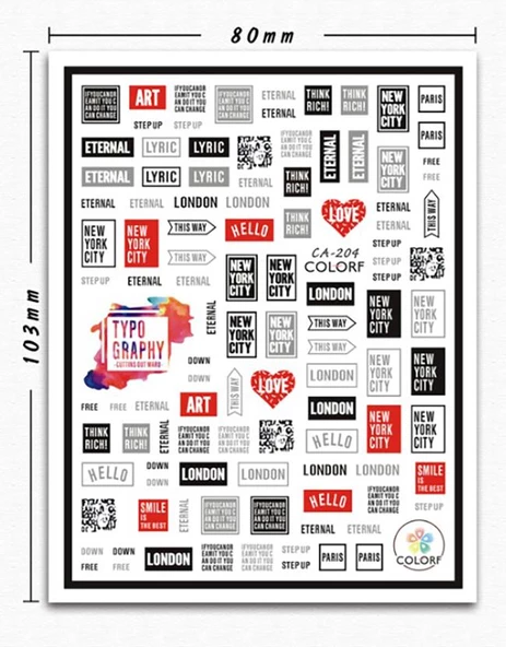 Tırnak Sticker ürün görseli