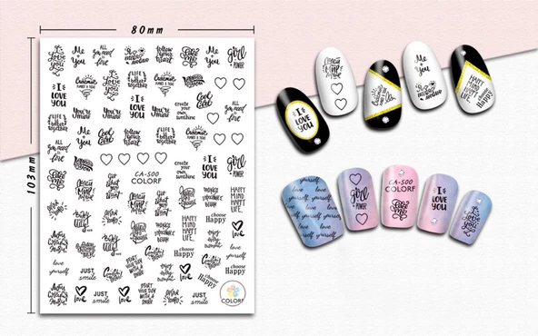 Tırnak Sticker - Resim 3