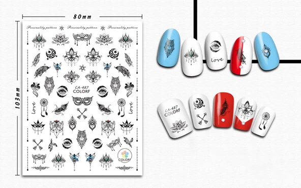 Tırnak Sticker - Resim 3