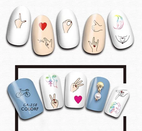 Tırnak Sticker - Resim 2