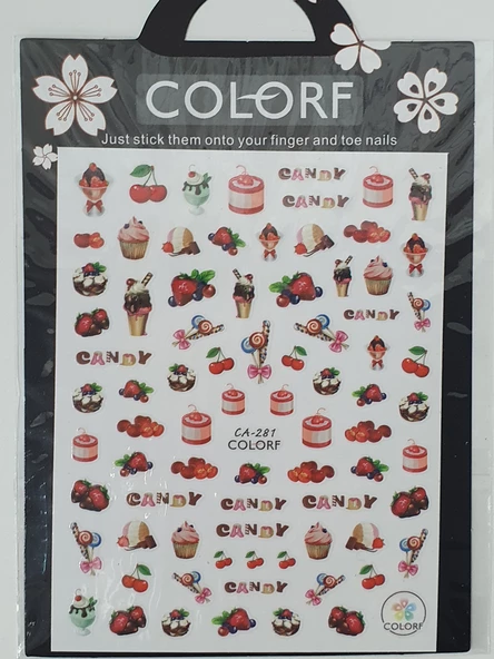 Tırnak Sticker - Resim 4