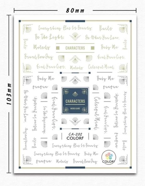 Tırnak Sticker ürün görseli