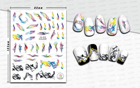 Tırnak Sticker - Resim 3