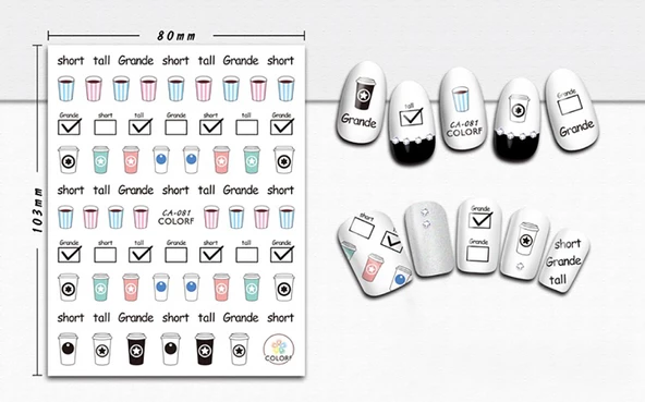 Tırnak Sticker - Resim 3