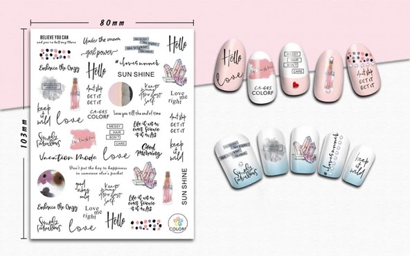 Tırnak Sticker - Resim 3