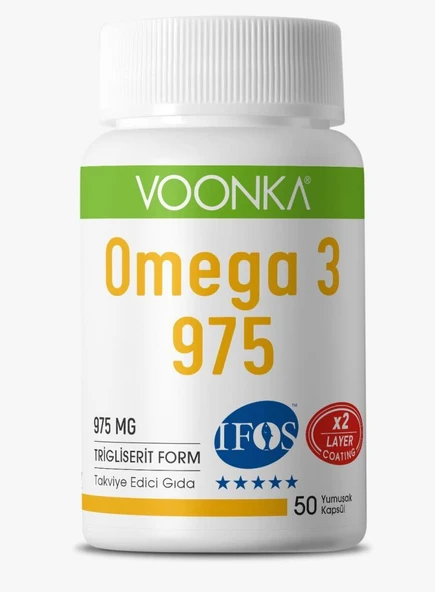 Voonka Omega 3 975 Mg 50 Kapsül