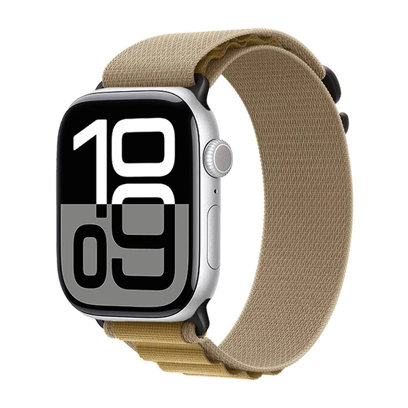 Apple Watch 10 46mm Zore KRD-74 Hasır Kordon - 5