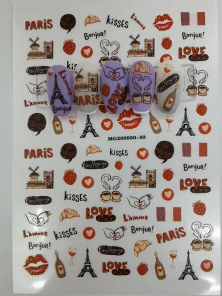 Tırnak Sticker ürün görseli