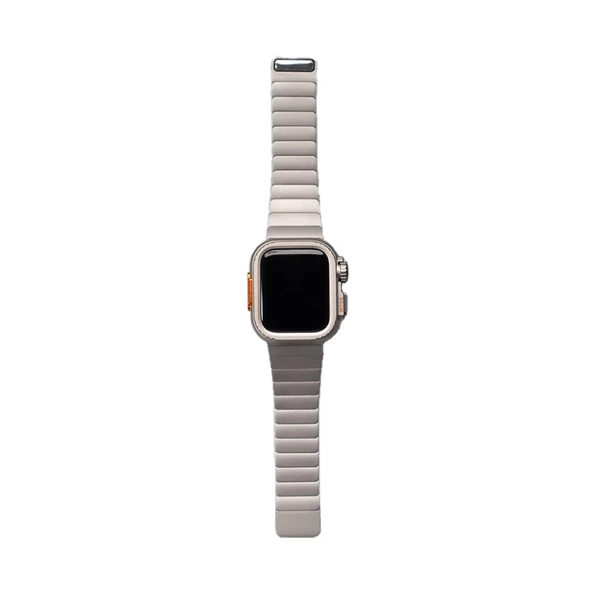 Apple Watch Ultra 49mm Zore KRD-126 Sert Kasa Koruyuculu Metal Kordon - Resim 12