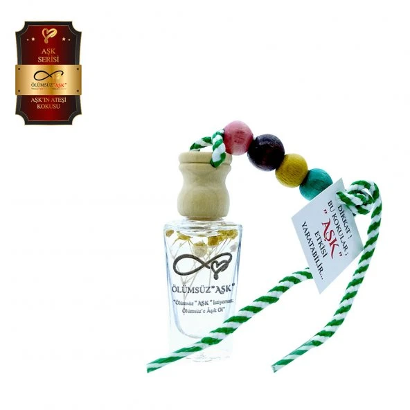 Ölümsüz Aşk Aşk Serisi Aşk'ın Ateşi Kokulu 5 x 12 ml Heybet Şişe Oto Kokusu ürün görseli 1