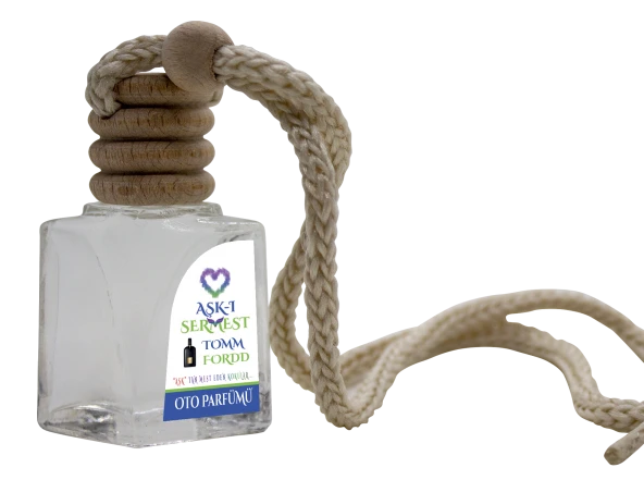 Aşk-ı Sermest Tomm Fordd, Oto / Araç Kokusu Dörtgen Şişe, 12 mL, 10 Adet ürün görseli 1