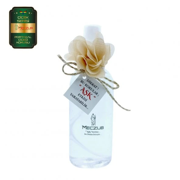 "Meczub" Çiçek Serisi Portakal Çiçeği  Kokulu 150 ml Sprey Şişe Oto ve Ortam Kokusu 10 Adet ürün görseli 1