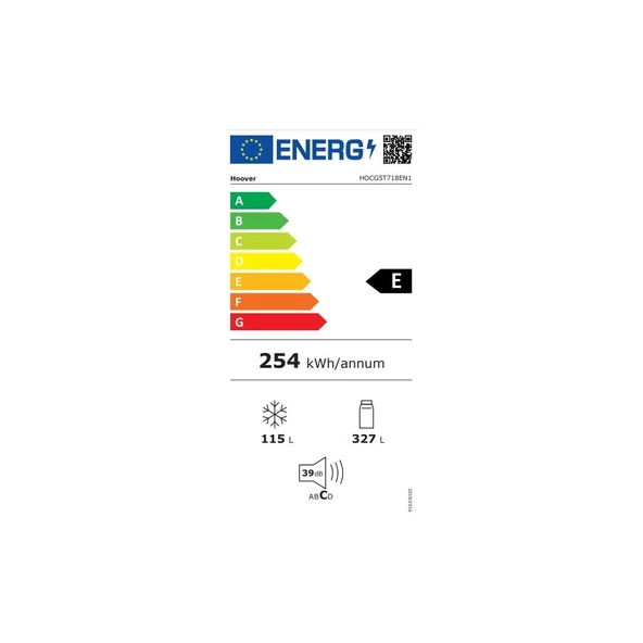 Hoover HOCG5T718EN1 E Enerji Sınıfı 442 Lt Wi-Fi Bağlantılı No Frost Buzdolabı - 3
