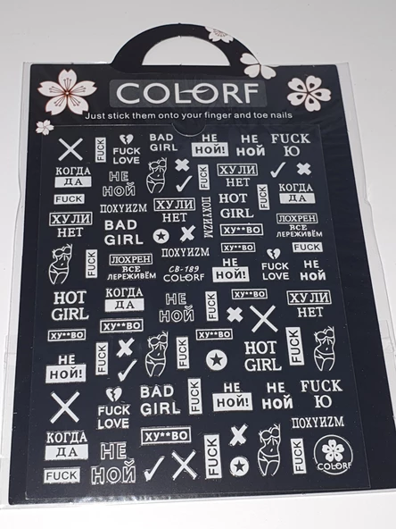 Tırnak Sticker - Resim 2