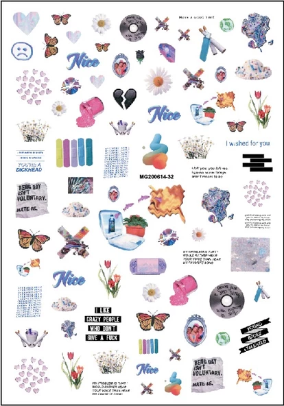 Tırnak Sticker ürün görseli