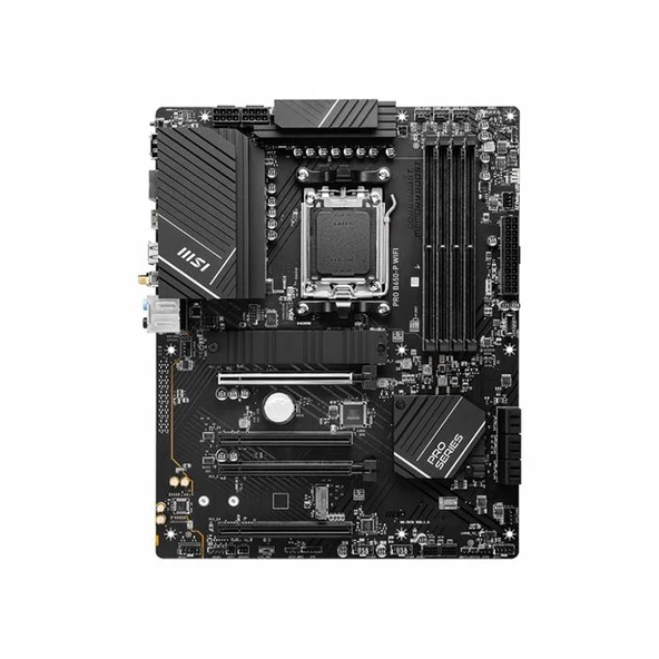 Msı Pro B650-P Wıfı Am5 Ddr5 6400(Oc) M2 Usb3.2 Hdmı Dp Wi-Fi 6E Atx - 2