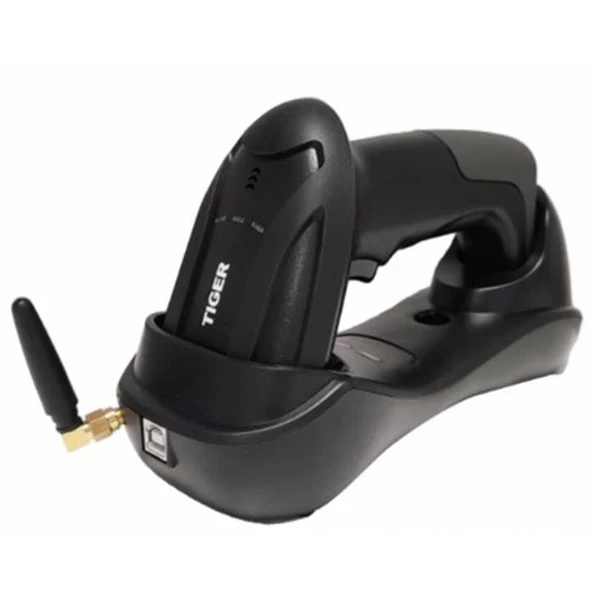 Tıger Ls42 2D Karekod Kablosuz Usb Barkod Okuyucu + Cradle