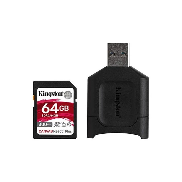 Kıngston 64Gb Sdr2 Sd Okuyucu Mlpr2/64Gb