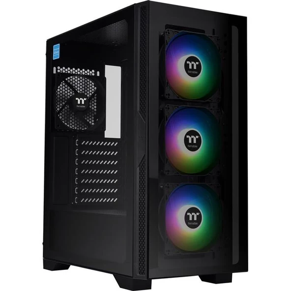 Thermaltake Versa T25 550W 80+ Argb 3X120Mm Fan Tempered Glass Pencereli Oyuncu Kasası Ca-3R5-55M1We-00 ürün görseli 1