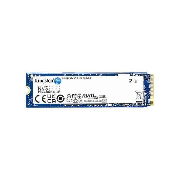 2Tb Kıngston Nv3 Snv3S/2000G 6000/5000Mb/S M.2 Nvme Pcıe 4.0
