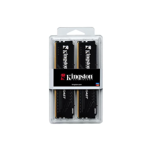 Kingston Kf560C36Bbek2-16Tr 16Gb(2X8Gb)6000Mhz Ddr5 Cl36 Dımm Beast Black Expo