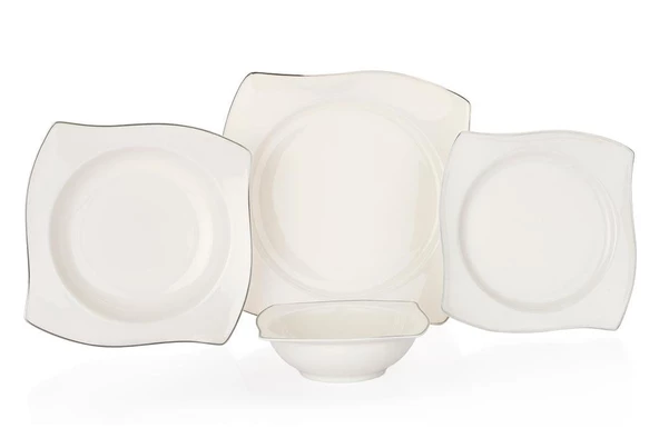 Schafer Bety Yemek Takımı 48 Parça-Platin - 3