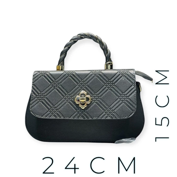 Levidor Özel Renk El Ve Kol Çantası Olarak Tasarlanmış Suni Deri Bayan Omuz Çantası LEVDR.7363930180SYH - Resim 2