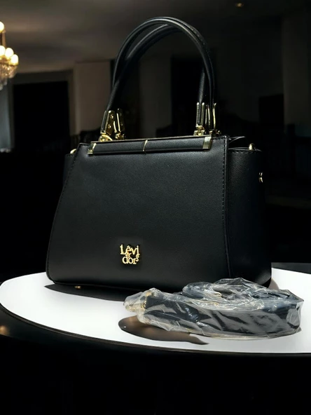 Levidor Özel Renk El Ve Kol Çantası Olarak Tasarlanmış Suni Deri Bayan Omuz Çantası LEVDR.7363930205SYH - Resim 3