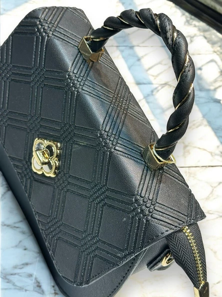 Levidor Özel Renk El Ve Kol Çantası Olarak Tasarlanmış Suni Deri Bayan Omuz Çantası LEVDR.7363930180SYH - Resim 4