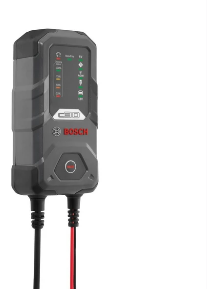 Bosch C30 Akü Şarj Cihazı 6/12 V 3.8 A - 2