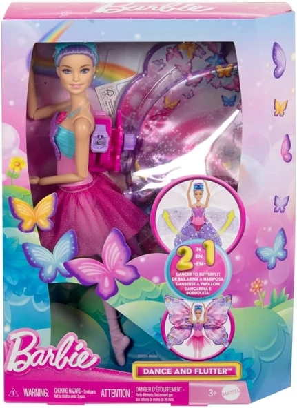 Barbie Kelebek Dansçı Bebek HXJ10 - 5