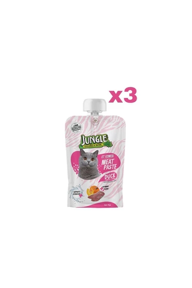 Taze Kedi Et Ezmesi Ördekli&bal Kabaklı 3 Adet (1X90GR)