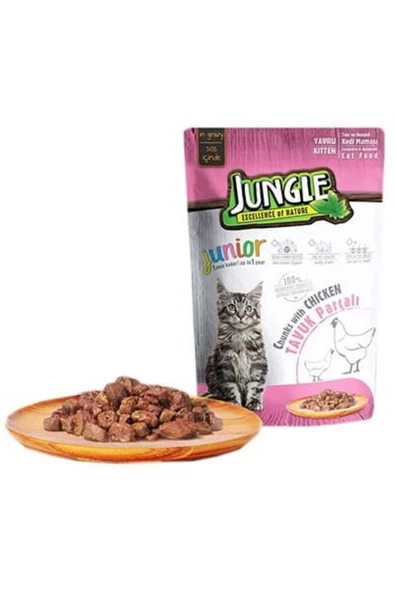 Tavuklu Pouch Yavru Konserve Kedi Maması 85 gr