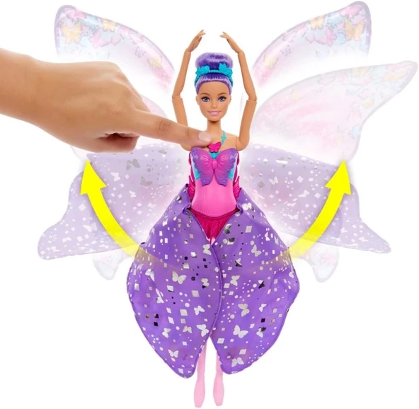 Barbie Kelebek Dansçı Bebek HXJ10 - 3
