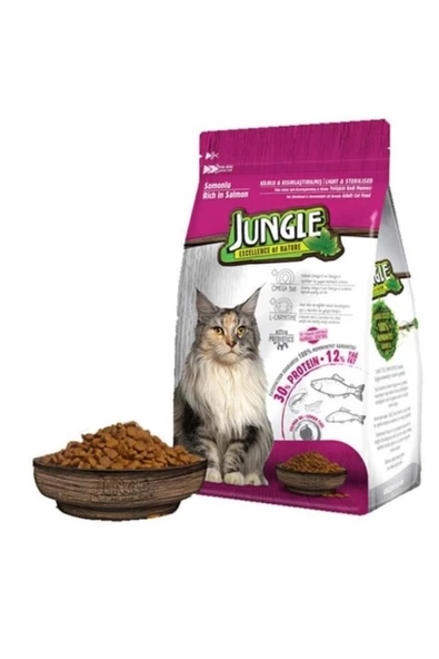 Somonlu Yetişkin Kısırlaştırılmış Kedi Maması 1.5 Kg - Jngp-012