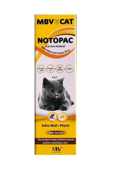 Cat Notopac Paste Kedi Tüy Yumağı Önleyici Macun 50 Gr