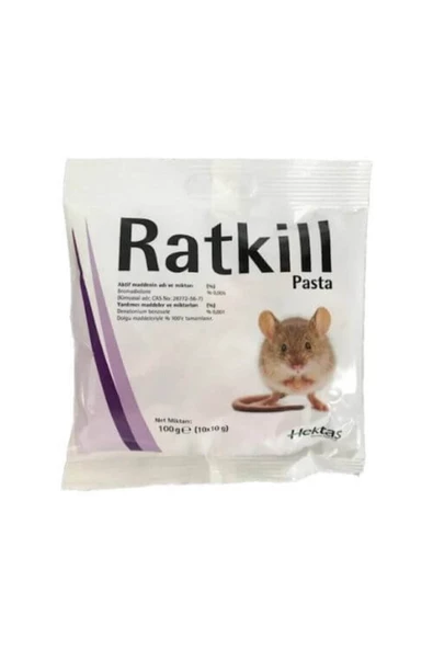 Ratkill Cırdon Kemirgen Fare Ve Sıçan Pasta - 100 Gr, Etkili Haşere Kontrolü