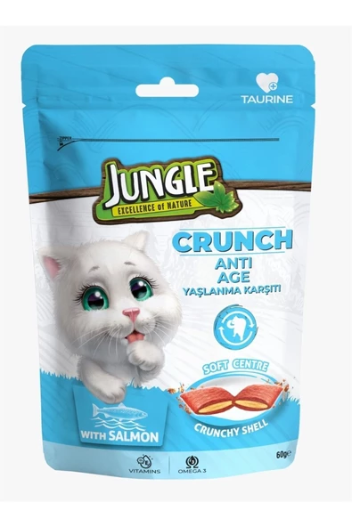 Crunch Kedi Ödül Maması Yaşlanma Karşıtı 60 gr X10'lu